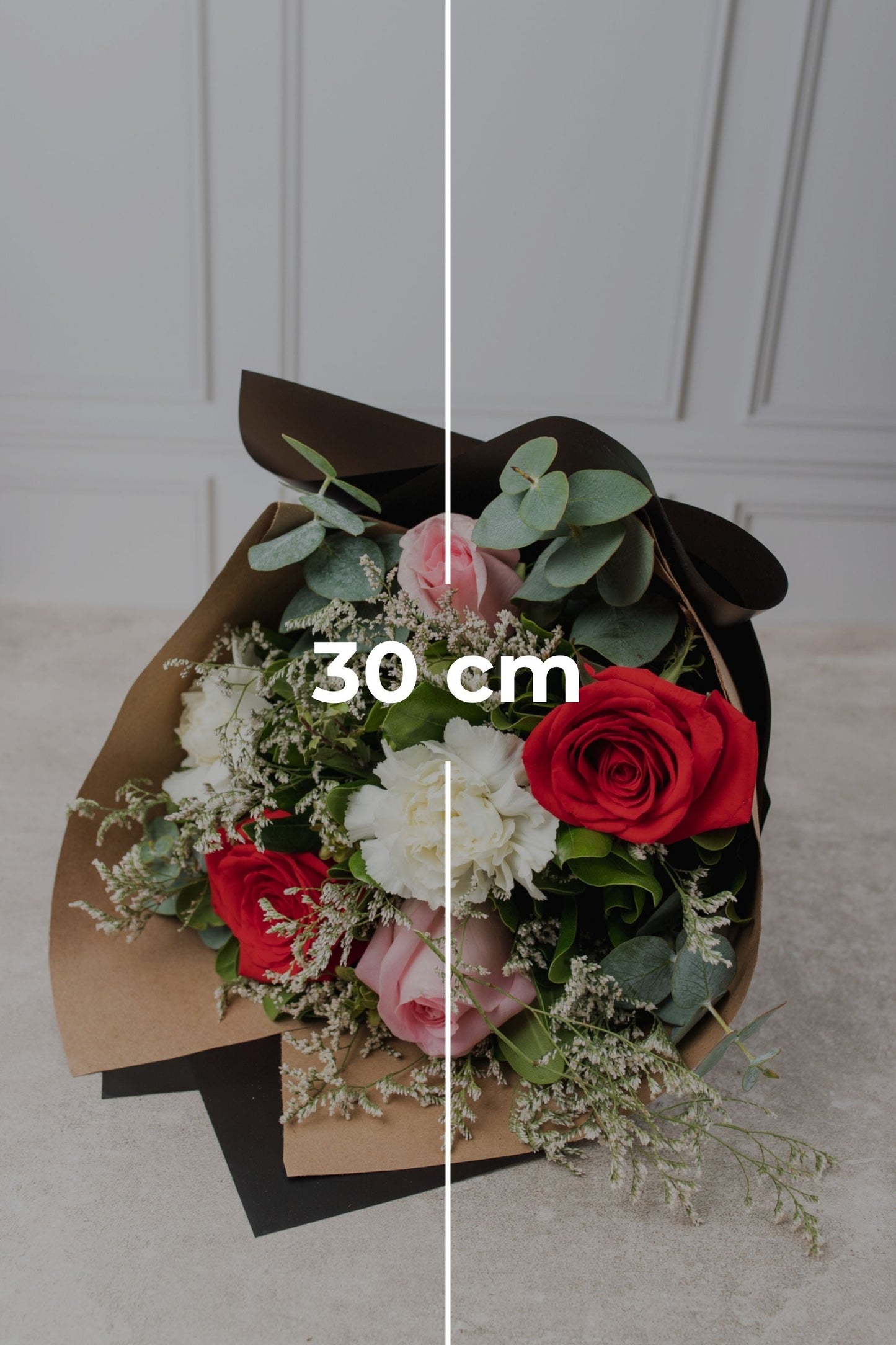 Ramo María Bonita - Rosa Roja, Rosa Clarita y Clavel Blanco (PEREIRA)