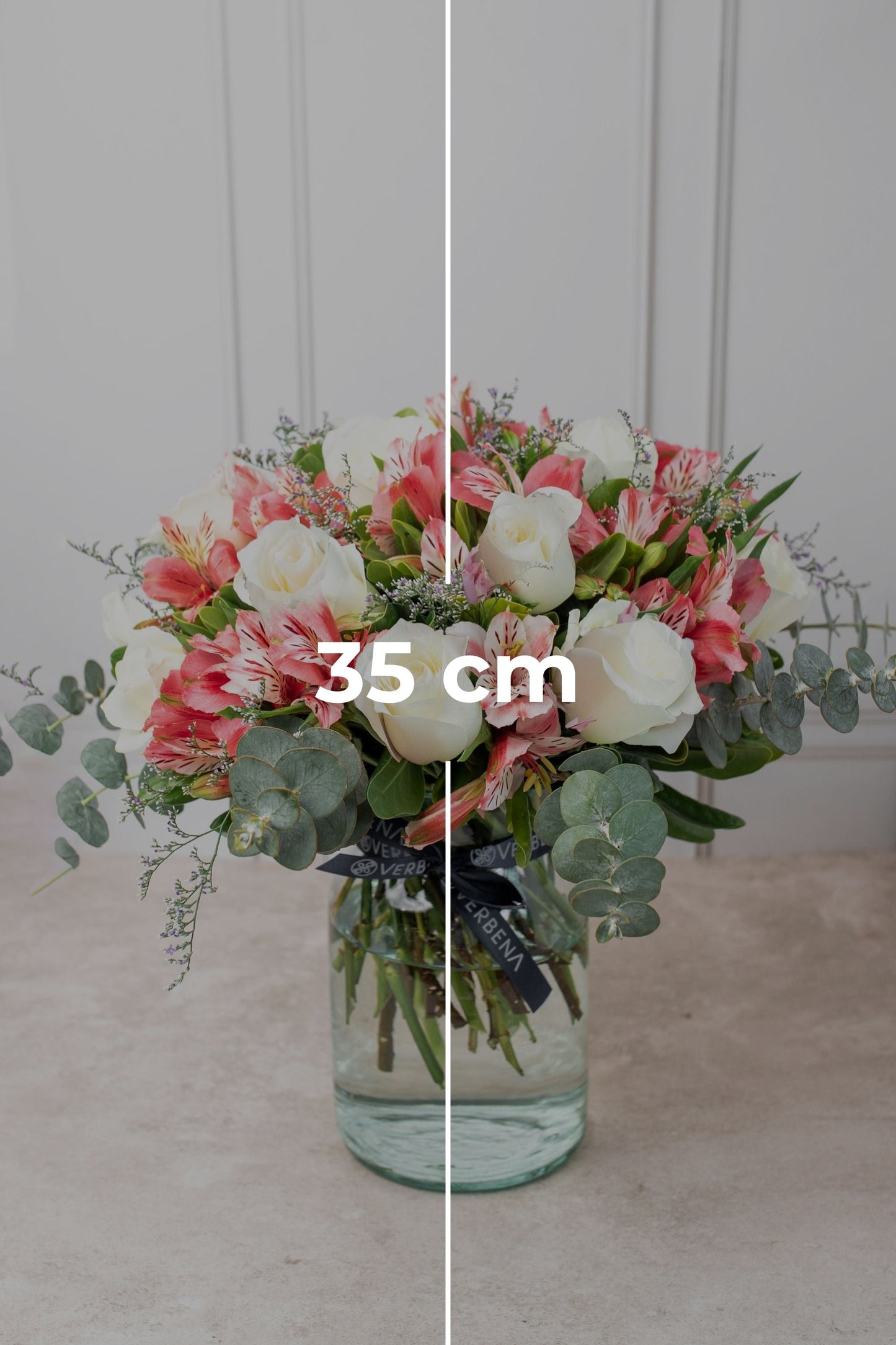 Himalaya - Rosa Blanca y Astromelia Rosa (PEREIRA)