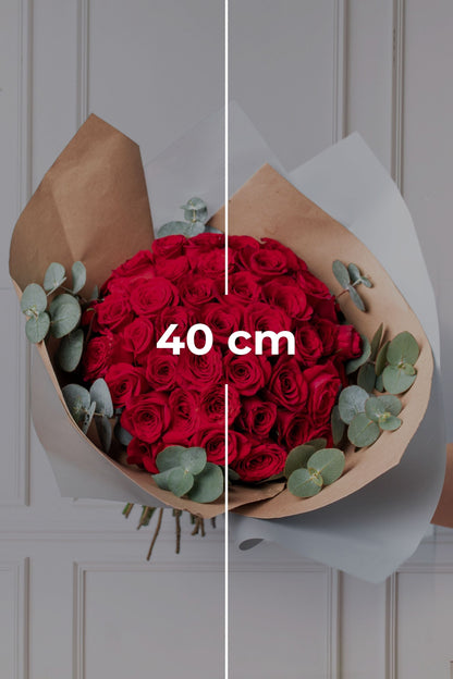 Ramo Buchón - 50 Rosas Rojas