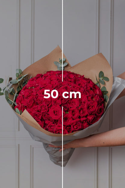 Ramo Buchón - 100 Rosas Rojas (PEREIRA)