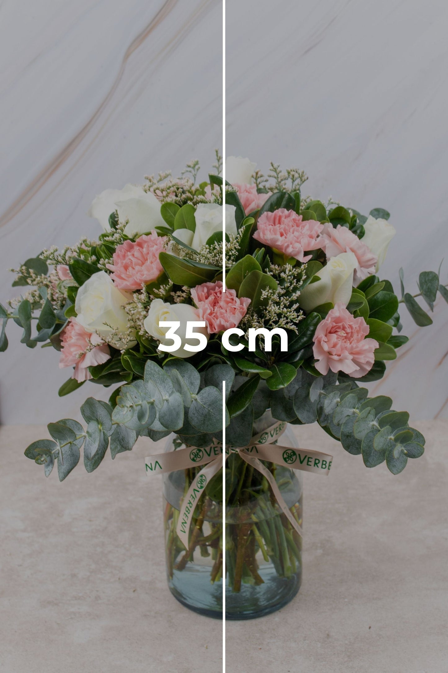 Arabella / Rosa Blanca y Clavel Rosa