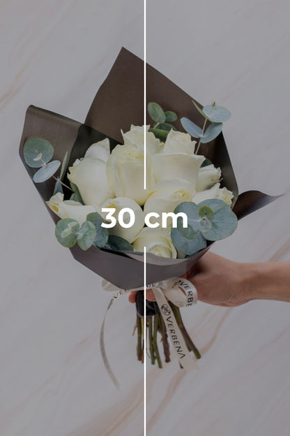12 Rosas Blancas / Flores