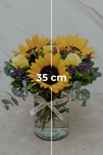 Luz de sol - Girasol y Rosa Amarilla (PEREIRA)