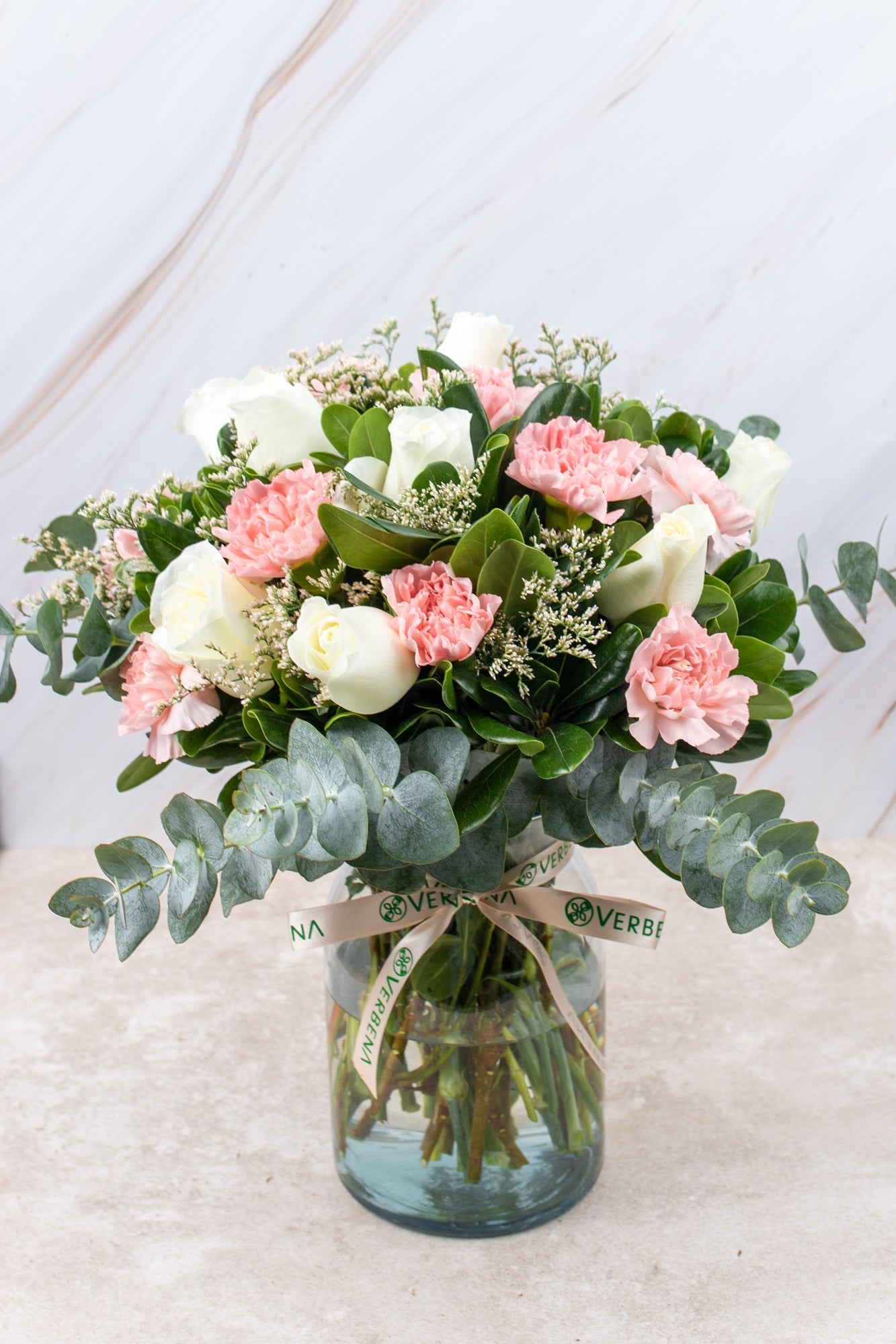 Arabella / Rosa Blanca y Clavel Rosa