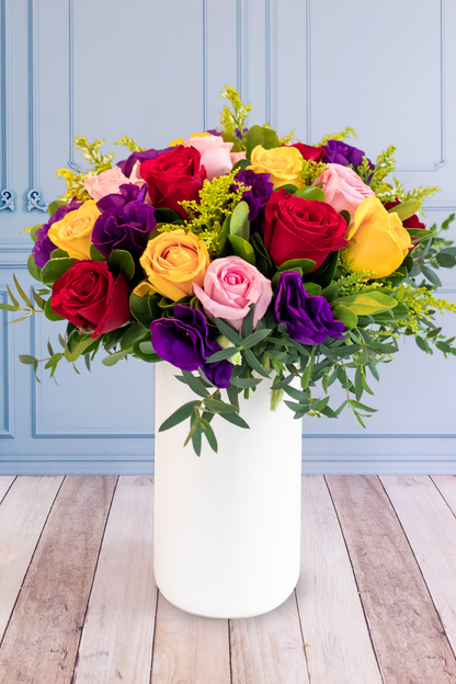 Trópico - Rosa Roja, Amarilla, Clarita y Lisianthus (PEREIRA)