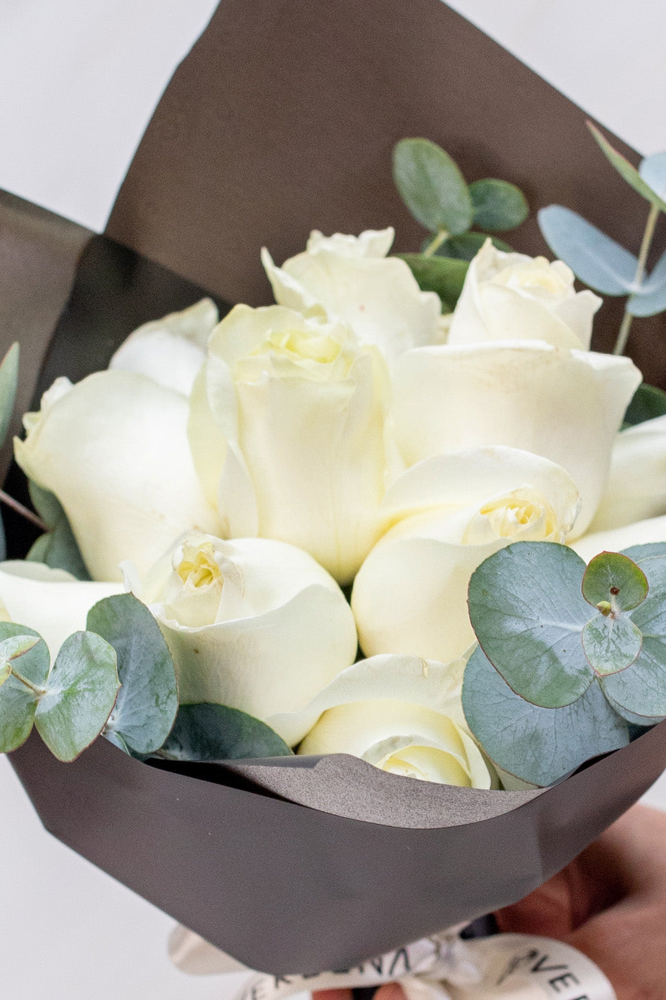 12 Rosas Blancas / Flores
