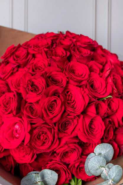 Ramo Buchón - 75 Rosas Rojas (PEREIRA)