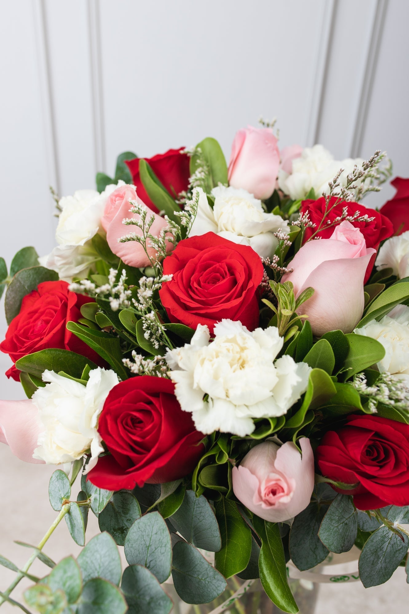 María Félix / Rosa Roja y Rosa Clarita con Clavel Blanco