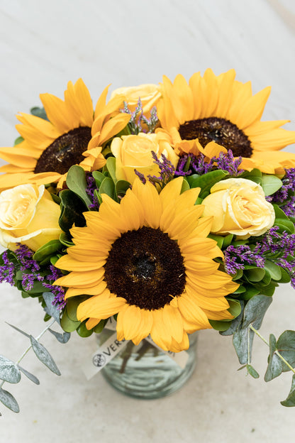 Luz de sol / Girasol y Rosa Amarilla