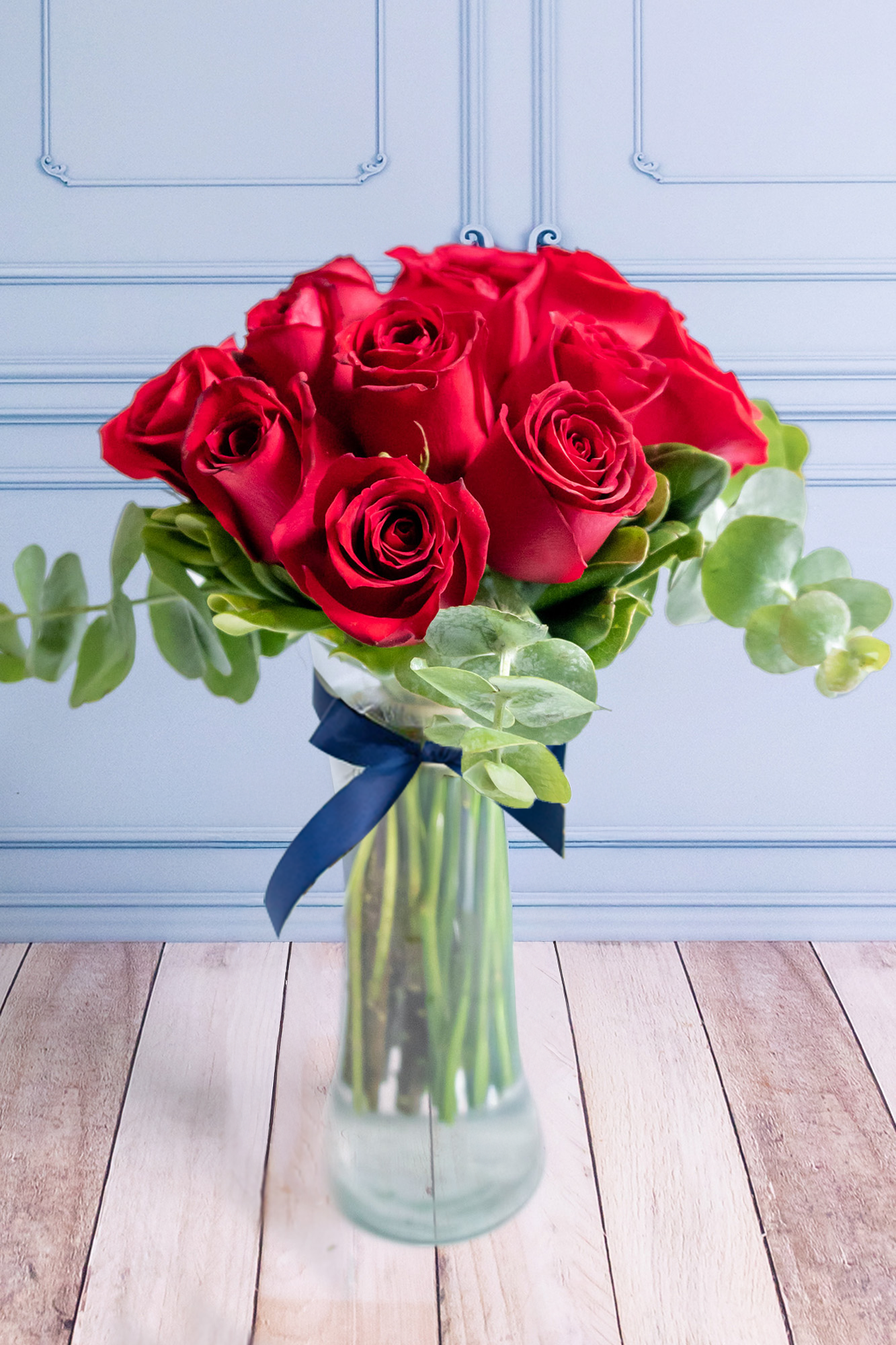 La Vida en Rosa / Arreglo de 12 Rosas Rojas